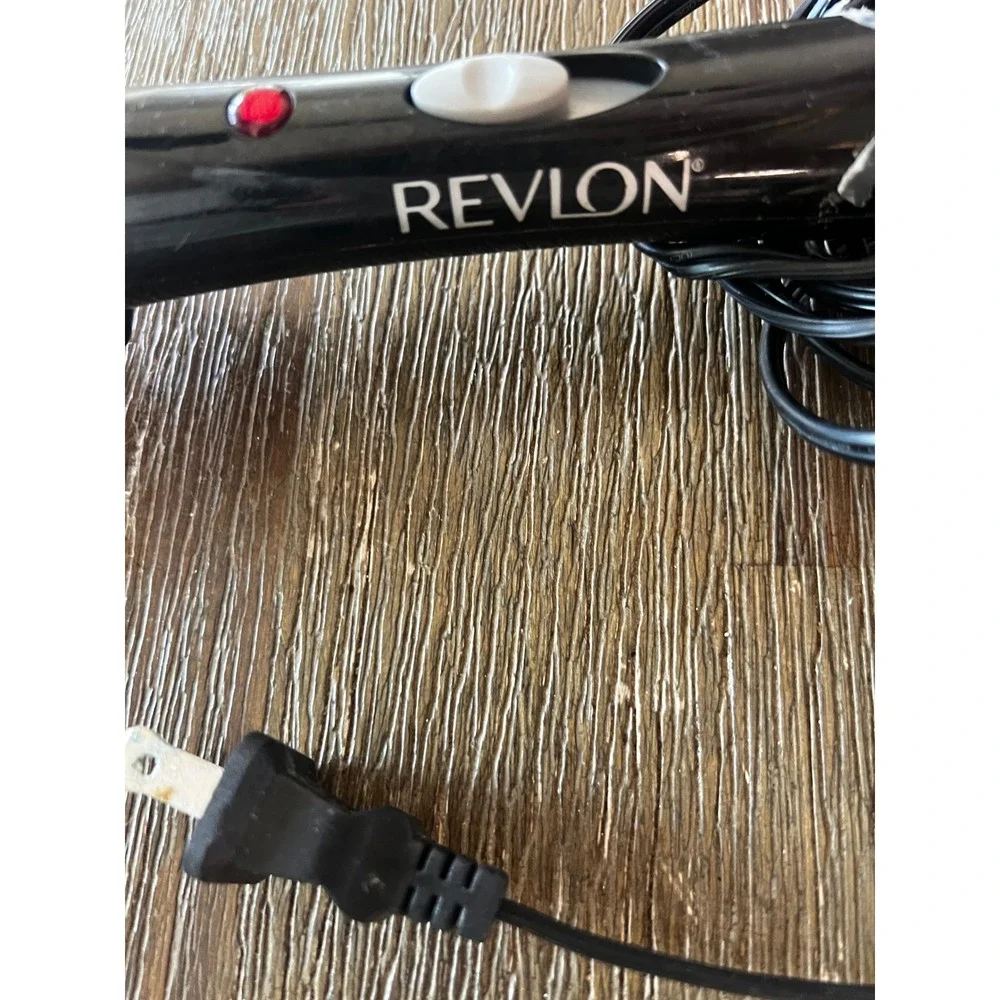 Revlon Triple Barrel Hair Waver Ceramic Beach Waver Styling Tool Black Silver